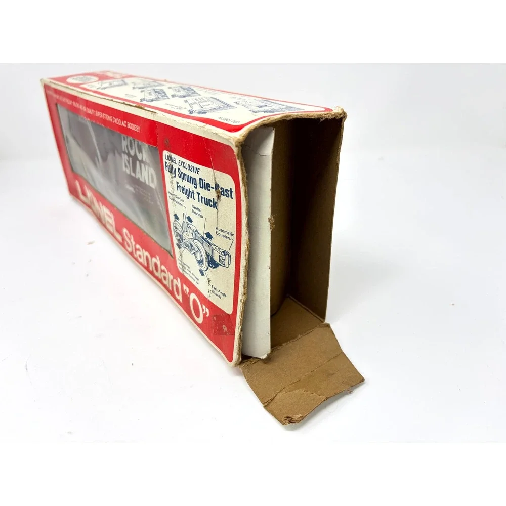 Lionel 6-9806 Rock Island Box Car Route of the Rockets O Gauge Train Car Boxed